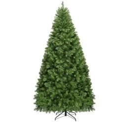 Costway 8-ft Pre-Lit Artificial PVC Christmas Tree Spruce Hinged With 880 LED Lights And Stand -Northlight Paradise 331065173 MainImage 001 l