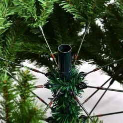 Costway 7.5-ft PVC Artificial Christmas Tree 1346 Tips Premium Hinged With Solid Metal Leg -Northlight Paradise 331065190 AlternateImage2 l