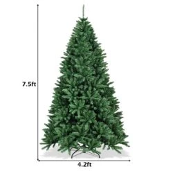Costway 7.5-ft Hinged Artificial Christmas Tree Unlit Douglas Full Fir Tree With 2254 Tips -Northlight Paradise 331065196 AlternateImage1 l