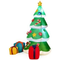 Costway 6-ft Internal Light Inflatable Christmas Tree With Gift Boxes And LED Bulbs 10 Costway 6-ft Internal Light Inflatable Christmas Tree With Gift Boxes And LED Bulbs -Northlight Paradise 331065202 MainImage 001 l