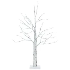Costway 2-ft Pre-Lit White Twig Birch Tree Battery Powered For Christmas Holiday -Northlight Paradise 331065205 MainImage 001 l