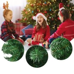 Costway 7-ft Unlit Upside Down Artificial Christmas Tree With 1000 Branch Tips Holiday -Northlight Paradise 331065214 AlternateImage4 l