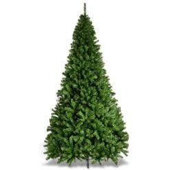 Costway 9-ft PVC Artificial Christmas Tree 2132 Tips Premium Hinged With Solid Metal Legs -Northlight Paradise 331065215 MainImage 001 l