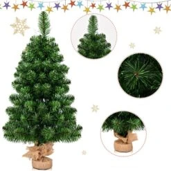 Costway 3-ft Artificial PVC Christmas Tree Tabletop Holiday Season Decoration Home Decor -Northlight Paradise 331065216 AlternateImage3 l