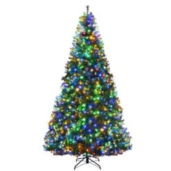 Costway 9-ft Pre-Lit Artificial Christmas Tree Premium Hinged With 1000 LED Lights And Stand -Northlight Paradise 331065221 MainImage 001 l