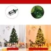 Costway 5-ft Pre-Lit Hinged PE Artificial Christmas Tree With 150 LED Lights And Pine Cones