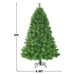 Costway 7 -ft Hinged Artificial Christmas Tree Holiday Decoration With Foldable Metal Stand -Northlight Paradise 331065226 AlternateImage1 l
