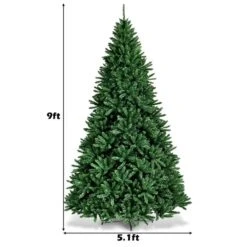 Costway 9-ft Hinged Artificial Christmas Tree Unlit Douglas Full Fir Tree With 3594 Tips -Northlight Paradise 331065228 AlternateImage1 l