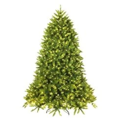 Costway 6-ft Pre-Lit PVC Christmas Fir Tree Hinged 8 Flash Modes With 650 LED Light -Northlight Paradise 331065237 MainImage 001 l
