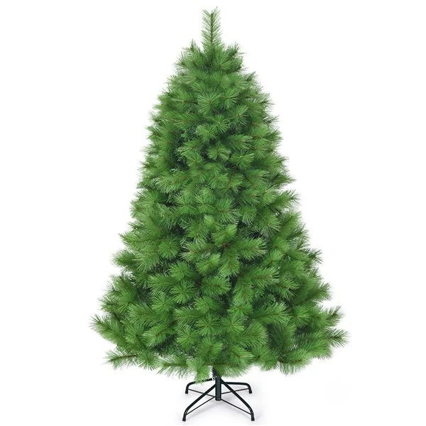 Costway 6 -ft Hinged Artificial Christmas Tree Holiday Decoration With Foldable Metal Stand 3 Costway 6 -ft Hinged Artificial Christmas Tree Holiday Decoration With Foldable Metal Stand