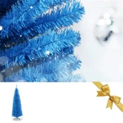 Costway 6-ft Unlit Pencil Slim Tree Artificial Christmas Tree With Metal Stand Home Decor 8 Costway 6-ft Unlit Pencil Slim Tree Artificial Christmas Tree With Metal Stand Home Decor -Northlight Paradise 331065239 AlternateImage2 l