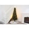 Hi-Line Gift Ltd. 5.9-ft Pre-Lit Leg Base Slim Green Artificial Christmas Tree With 255 Constant Warm White LED Lights 1 Hi-Line Gift Ltd. 5.9-ft Pre-Lit Leg Base Slim Green Artificial Christmas Tree With 255 Constant Warm White LED Lights -Northlight Paradise 331066595 MainImage 001 l