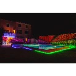 TWINKLY Generation II 100-Count 26.2-ft Multicolour LED Electrical Outlet Indoor/Outdoor Christmas String Lights With Timer -Northlight Paradise 331066635 AlternateImage3 l
