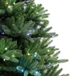 TWINKLY Generation II 7.5-ft Pre-Lit Full Green Artificial Christmas Tree With 500 Multi-Function Multicolour LED Lights 8 TWINKLY Generation II 7.5-ft Pre-Lit Full Green Artificial Christmas Tree With 500 Multi-Function Multicolour LED Lights -Northlight Paradise 331066636 AlternateImage2 l