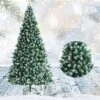 Costway 9-ft Full Flocked Green Artificial Christmas Tree With 2028 Branch Tips -Northlight Paradise 331066779 AlternateImage3 l