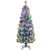Costway 6-ft Pre-lit Full Flocked White Artificial Christmas Tree With 200 Multicolour LED Lights 1 Costway 6-ft Pre-lit Full Flocked White Artificial Christmas Tree With 200 Multicolour LED Lights -Northlight Paradise 331066794 MainImage 001 l