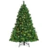 Costway 6-ft Pre-lit Full Green Artificial Christmas Tree With 350 White LED Lights -Northlight Paradise 331066799 MainImage 001 l