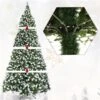Costway 9-ft Pre-lit Full Flocked Green Artificial Christmas Tree With 900 Warm White LED Lights And 2058 Tips -Northlight Paradise 331066805 AlternateImage4 l