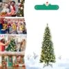 Costway 6-ft Pre-lit Slim Flocked Green Artificial Christmas Tree With 300 Warm White LED Lights 2 Costway 6-ft Pre-lit Slim Flocked Green Artificial Christmas Tree With 300 Warm White LED Lights -Northlight Paradise 331066811 AlternateImage4 l