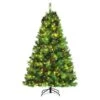 Costway 6-ft Pre-lit Full Green Artificial Christmas Tree With 350 Warm White LED Lights 1 Costway 6-ft Pre-lit Full Green Artificial Christmas Tree With 350 Warm White LED Lights -Northlight Paradise 331066825 MainImage 001 l