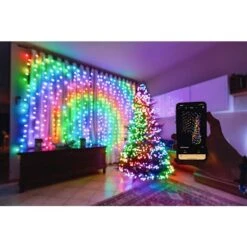 Twinkly Special Edition 400-count 105-ft Multi-function Colour Changing LED Indoor/outdoor Christmas String Lights