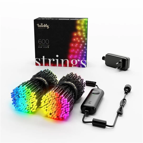 Twinkly 600-count 157.5-ft Multi-function Colour Changing LED Indoor/outdoor Christmas String Lights 5 Twinkly 600-count 157.5-ft Multi-function Colour Changing LED Indoor/outdoor Christmas String Lights - Image 3