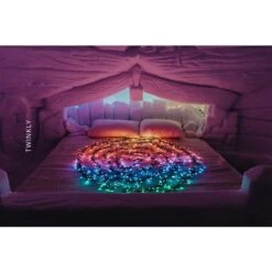 Twinkly Cluster 400-count 19.7-ft Multi-function Colour Changing LED Indoor/outdoor Christmas String Lights