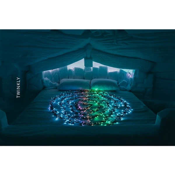 Twinkly Cluster 400-count 19.7-ft Multi-function Colour Changing LED Indoor/outdoor Christmas String Lights 5 Twinkly Cluster 400-count 19.7-ft Multi-function Colour Changing LED Indoor/outdoor Christmas String Lights - Image 3