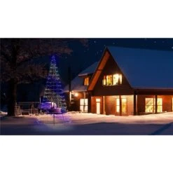 Twinkly 13-ft Hanging Christmas Tree With Colour Changing LED 9 Twinkly 13-ft Hanging Christmas Tree With Colour Changing LED -Northlight Paradise 331067418 AlternateImage4 l