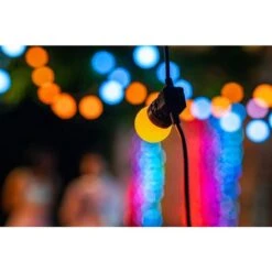 Twinkly Festoon 20-count 32.8-ft Multi-function Colour Changing LED Indoor/outdoor Christmas String Lights -Northlight Paradise 331067421 AlternateImage2 l