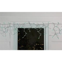 Hofert 100-Count 4.6-ft Constant Green LED Christmas String Lights