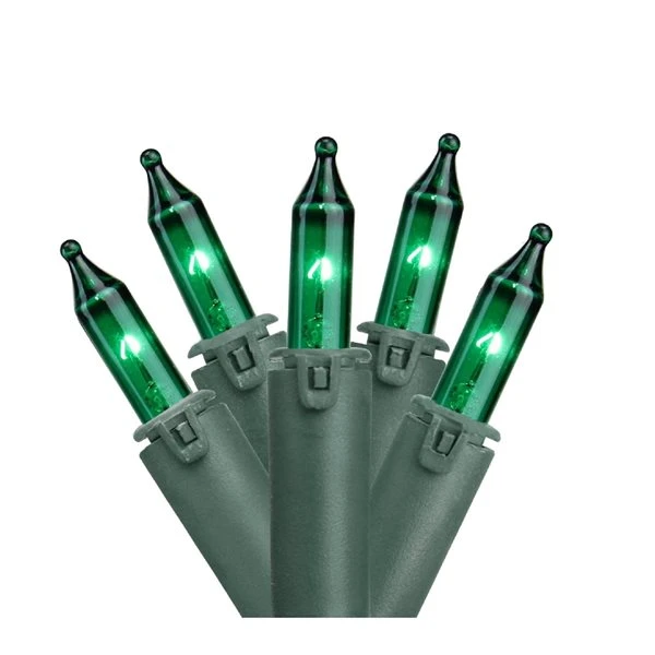 GKI/Bethlehem Lighting 100-Count 45.5-ft Constant Green Incandescent Christmas String Lights 3 GKI/Bethlehem Lighting 100-Count 45.5-ft Constant Green Incandescent Christmas String Lights