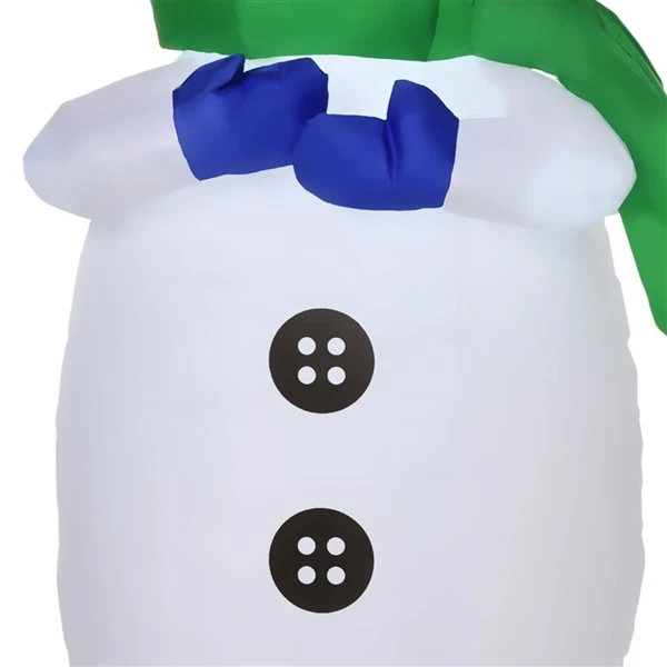 HomCom 3.94-ft Snowman Christmas Inflatable 7 HomCom 3.94-ft Snowman Christmas Inflatable - Image 5