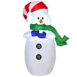 HomCom 3.94-ft Snowman Christmas Inflatable 10 HomCom 3.94-ft Snowman Christmas Inflatable -Northlight Paradise 332008708 MainImage 001 l