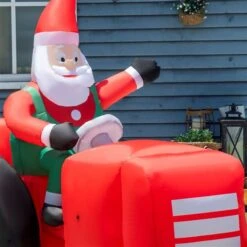 Outsunny 4.76-ft Santa Claus Christmas Inflatable -Northlight Paradise 332008726 AlternateImage4 l