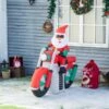 Outsunny 4.79-ft Santa Claus Christmas Inflatable -Northlight Paradise 332008740 AlternateImage4 l