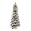 Santa's Workshop 7.5-ft Flocked White Artificial Christmas Tree With 350 Constant Warm White Incandescent Lights 1 Santa's Workshop 7.5-ft Flocked White Artificial Christmas Tree With 350 Constant Warm White Incandescent Lights -Northlight Paradise 332010223 MainImage 001 l