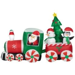 Northlight 8-ft Train With Santa And Friends Christmas Inflatable Decor 9 Northlight 8-ft Train With Santa And Friends Christmas Inflatable Decor -Northlight Paradise 332017459 MainImage 001 l
