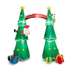 Costway 10-ft H Lighted Inflatable Christmas Arch -Northlight Paradise 332017542 MainImage 001 l
