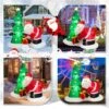 Costway 7-ft H Lighted Inflatable Christmas Tree With Santa Claus Chased By Dog 2 Costway 7-ft H Lighted Inflatable Christmas Tree With Santa Claus Chased By Dog -Northlight Paradise 332017550 AlternateImage4 l