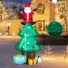 Costway 7-ft H Lighted Inflatable Christmas Tree With Santa Claus And Gift Boxes 1 Costway 7-ft H Lighted Inflatable Christmas Tree With Santa Claus And Gift Boxes -Northlight Paradise 332017610 AlternateImage3 l