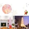 Costway 7-ft Pre-Lit Snow Flocked Hinged Pink Christmas Tree With 300 Warm White LED Lights - 8 Flash Modes -Northlight Paradise 332017615 AlternateImage3 l