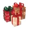 Northlight Set Of 3 10-in Red And Cream Gift Boxes Christmas Decoration With Lights 2 Northlight Set Of 3 10-in Red And Cream Gift Boxes Christmas Decoration With Lights -Northlight Paradise 332017733 AlternateImage1 l