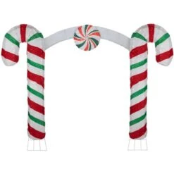 Northlight 7-ft Double Candy Cane Archway Outdoor Christmas Decoration With Lights 11 Northlight 7-ft Double Candy Cane Archway Outdoor Christmas Decoration With Lights -Northlight Paradise 332017737 MainImage 001 l