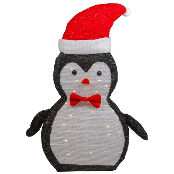 Northlight 28-in Penguin Christmas Decoration With LED Lights 5 Northlight 28-in Penguin Christmas Decoration With LED Lights - Image 3
