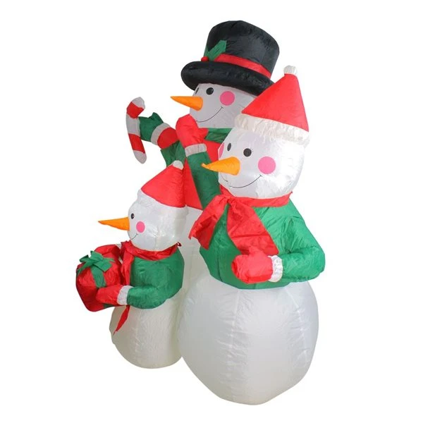 Northlight 4-ft Lighted Snowman Christmas Inflatable 3 Northlight 4-ft Lighted Snowman Christmas Inflatable
