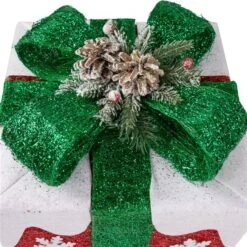 Northlight Set Of 3 12-in Snowflakes Gift Boxes Christmas Decoration With Lights -Northlight Paradise 332017759 AlternateImage4 l