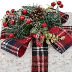 Northlight Set Of 3 12-in Red Plaid Gift Boxes Outdoor Christmas Decoration With Lights -Northlight Paradise 332017770 AlternateImage4 l
