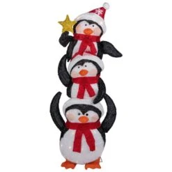 Northlight 41-in Stacked Penguin Family Christmas Decoration With Lights 9 Northlight 41-in Stacked Penguin Family Christmas Decoration With Lights -Northlight Paradise 332017773 MainImage 001 l