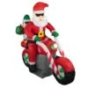 Northlight 5-ft LED Lighted Santa And Penguin Christmas Inflatable -Northlight Paradise 332018007 AlternateImage1 l
